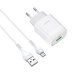 МЗП Hoco C72Q Glorious QC3.0 18W (1USB/3A) + MicroUSB