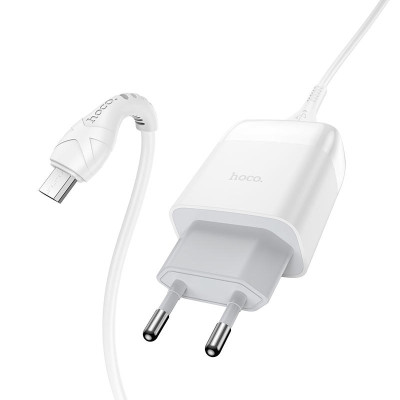 МЗП Hoco C72Q Glorious QC3.0 18W (1USB/3A) + MicroUSB