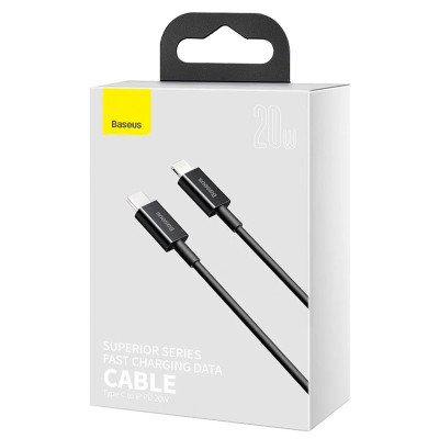 Дата кабель Baseus Superior Series Fast Charging Type-C to Lightning PD 20W (2m) (CATLYS-C)